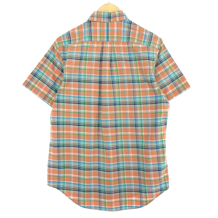Ralph Lauren short sleeve button down check shirt for men M /eaa443774
