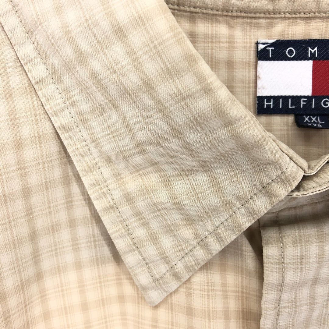 Tommy Hilfiger Short Sleeve Button Down Check Shirt Men's XXL /eaa443786
