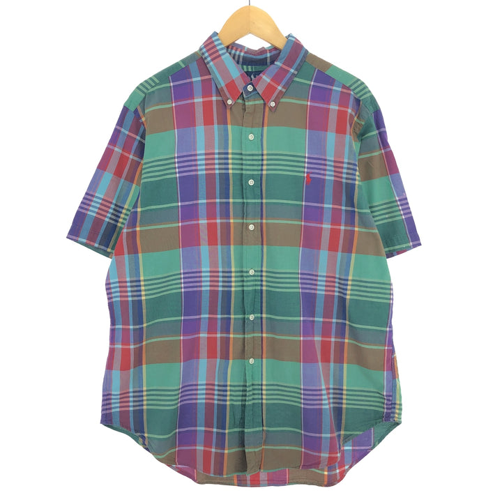 Ralph Lauren CLASSIC FIT short sleeve button down check shirt /eaa443791