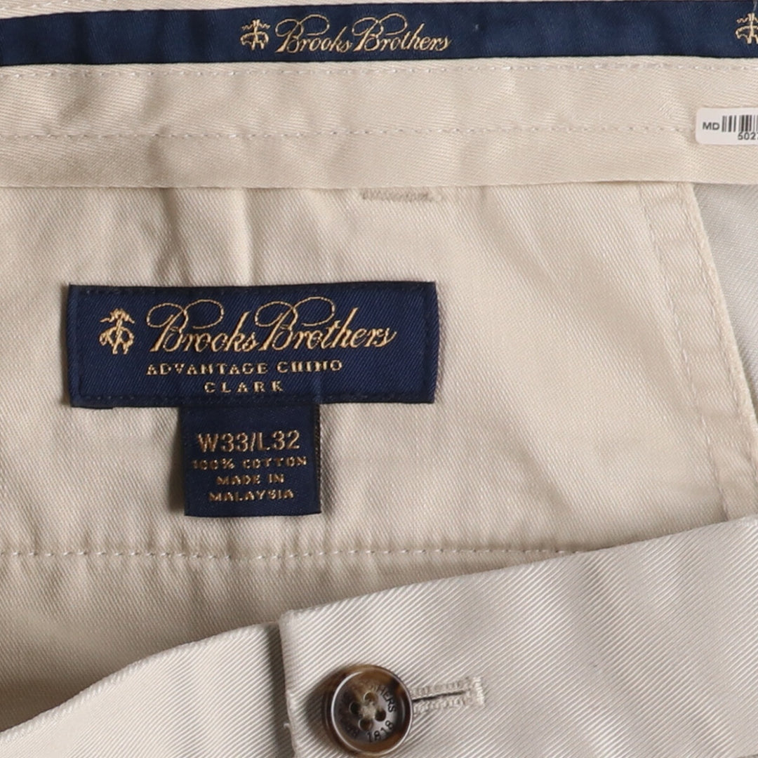 Brooks Brothers ADVANTAGE CHINO CLARK Chino Pants Men's W33 / eaa443815