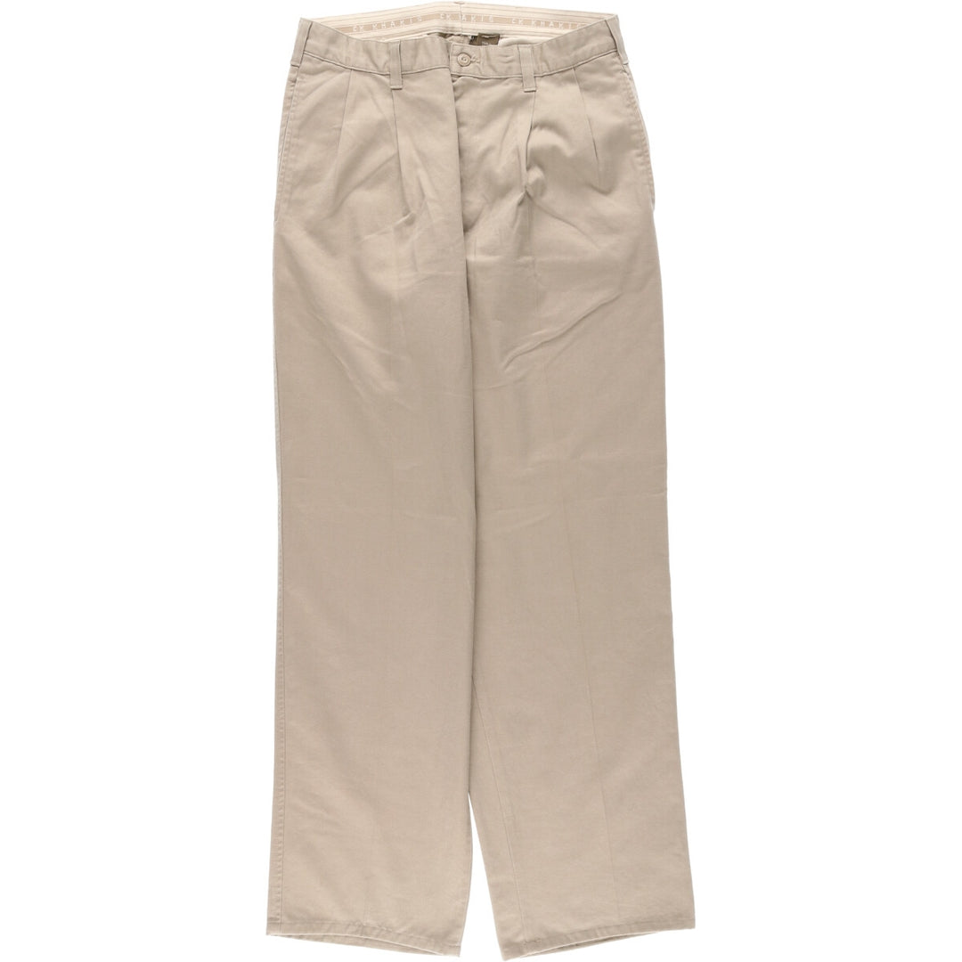 Calvin Klein Khakis Two-pleat Chino Pants Men's W30 / eaa443838