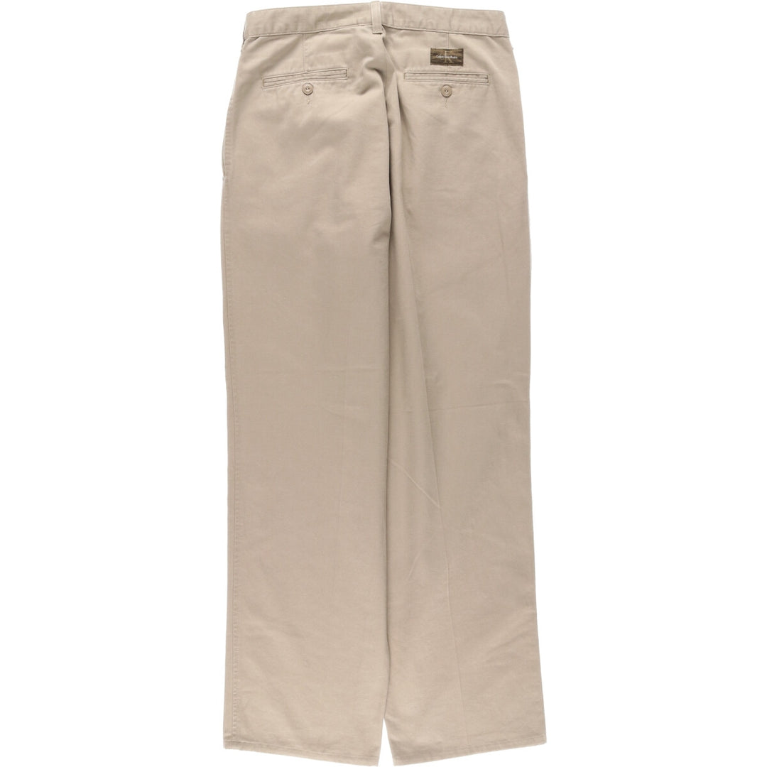 Calvin Klein Khakis Two-pleat Chino Pants Men's W30 / eaa443838