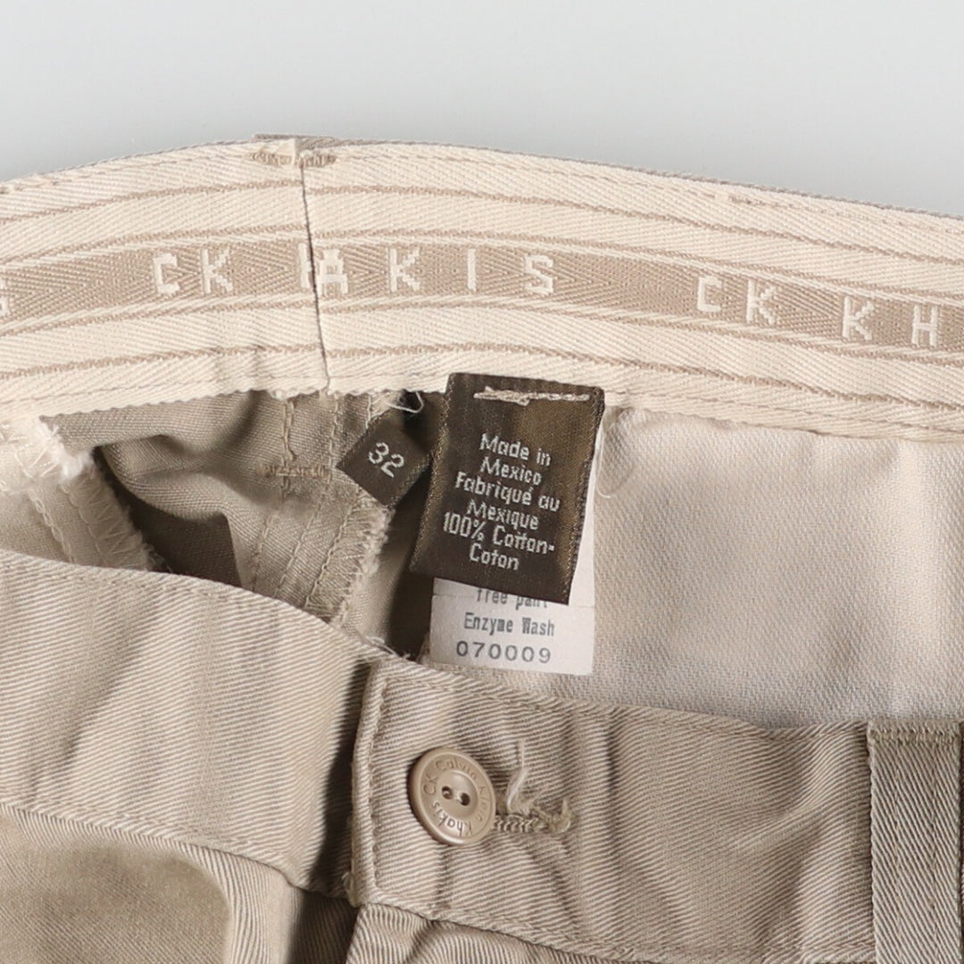 Calvin Klein Khakis Two-pleat Chino Pants Men's W30 / eaa443838