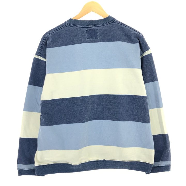 90'S Guess Striped Pattern Sweatshirt Trainer Made in USA Men's M Vintage /eaa443859