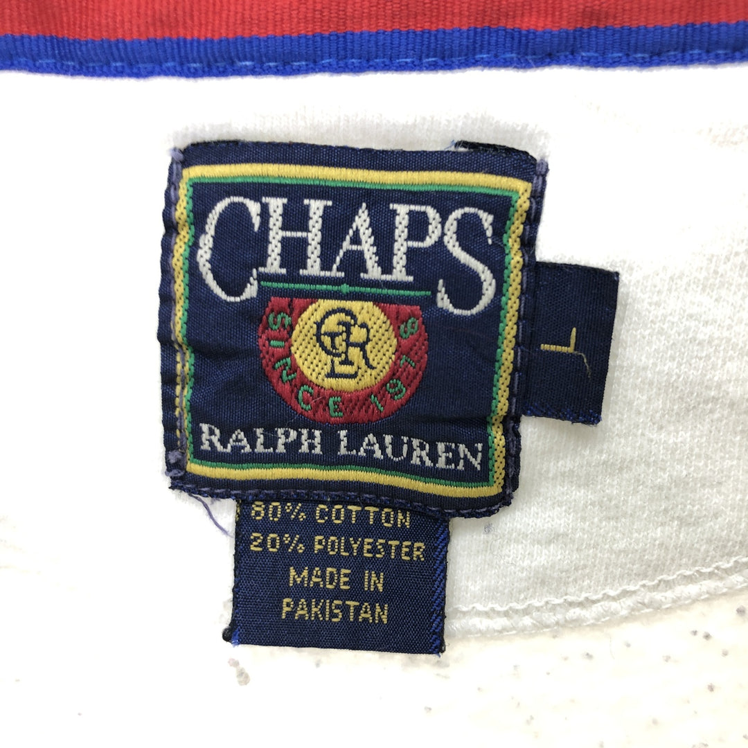 Vintage 80'S Ralph Lauren CHAPS logo sweatshirt, size L, men's, eaa443874