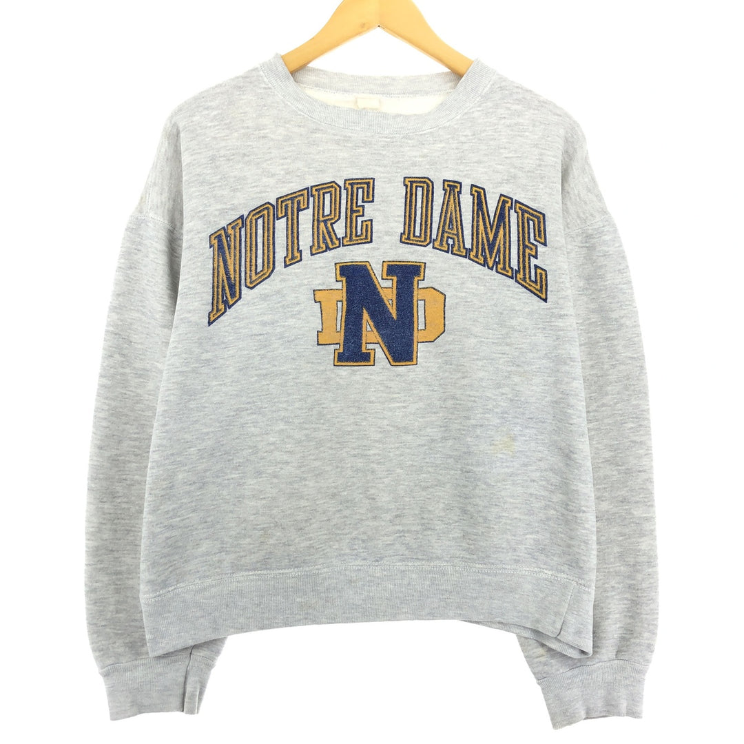 90'S MVC NOTRE DAME Notre Dame University College Sweatshirt Sweatshirt Women's XL Vintage /eaa443888