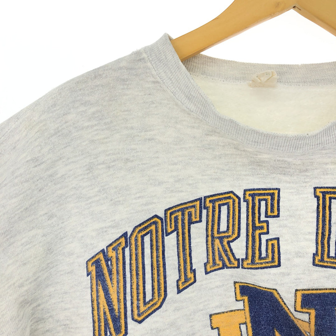 90'S MVC NOTRE DAME Notre Dame University College Sweatshirt Sweatshirt Women's XL Vintage /eaa443888