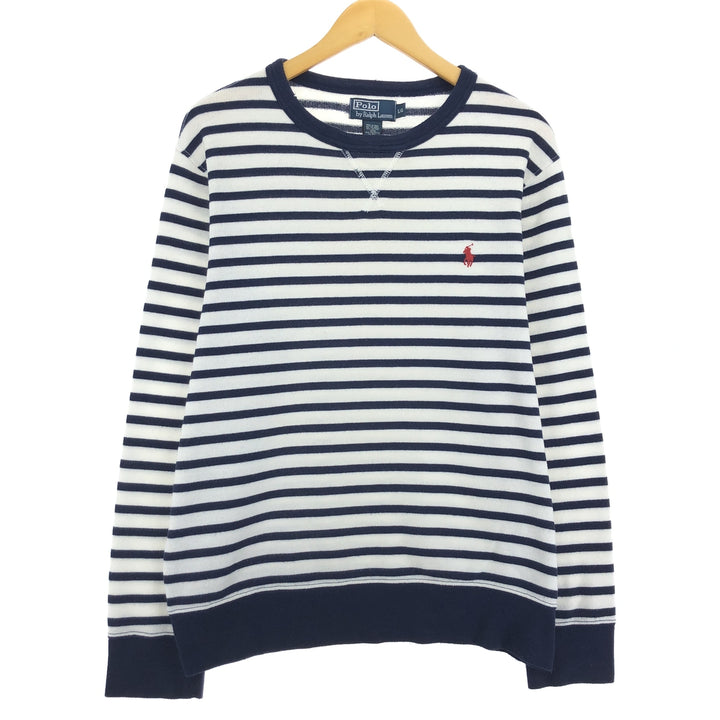 Ralph Lauren POLO by Ralph Lauren Striped Pattern Cotton Knit Sweater Men's L /eaa443889