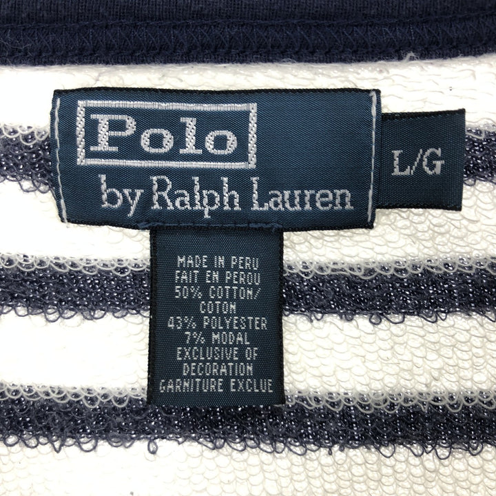 Ralph Lauren POLO by Ralph Lauren Striped Pattern Cotton Knit Sweater Men's L /eaa443889