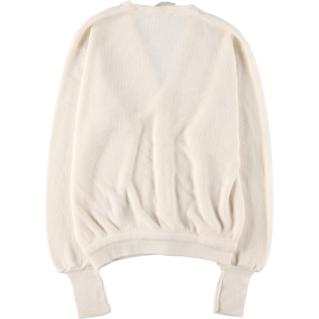 70'S JEFFLINKS Acrylic Knit Cardigan Made in USA Men's L Vintage /eaa443891