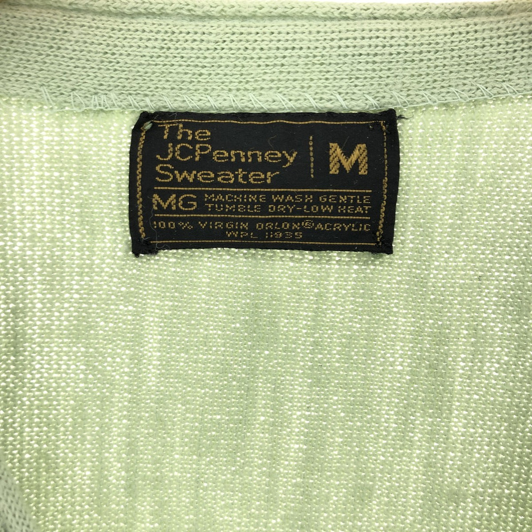 70'S JCPenney Acrylic Knit Cardigan Men's Medium Vintage /eaa443896