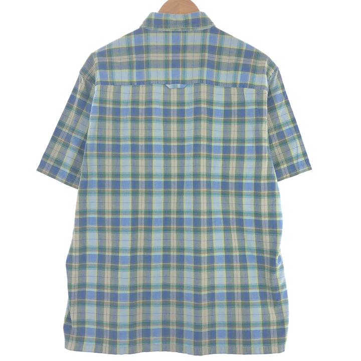 Pendleton PENDLETON HIKER SHIRT Madras Check Short Sleeve Cotton Check Shirt Men's L /eaa443940