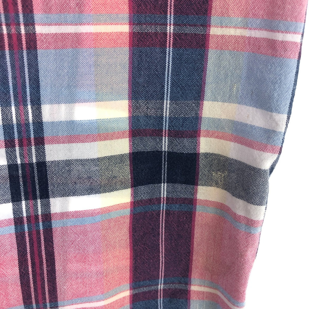 Brooks Brothers 346 short sleeve button down check shirt men's XL /eaa443942