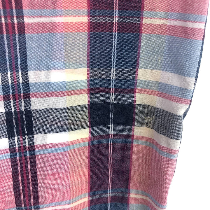 Brooks Brothers 346 short sleeve button down check shirt men's XL /eaa443942