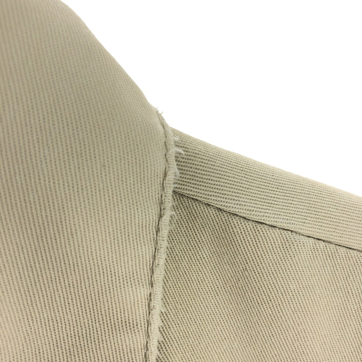 70'S BIG MAC Short Sleeve Work Shirt Men's Medium Vintage polyester Beige type Vintage Second Hand