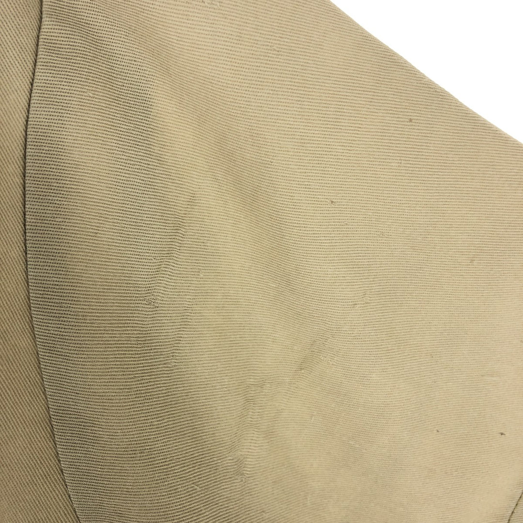 70'S BIG MAC Short Sleeve Work Shirt Men's Medium Vintage polyester Beige type Vintage Second Hand