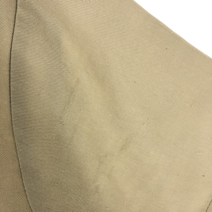 70'S BIG MAC Short Sleeve Work Shirt Men's Medium Vintage polyester Beige type Vintage Second Hand