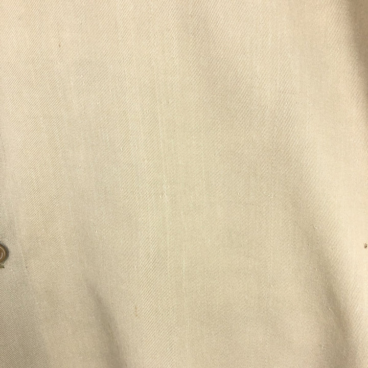 70'S BIG MAC Short Sleeve Work Shirt Men's Medium Vintage polyester Beige type Vintage Second Hand