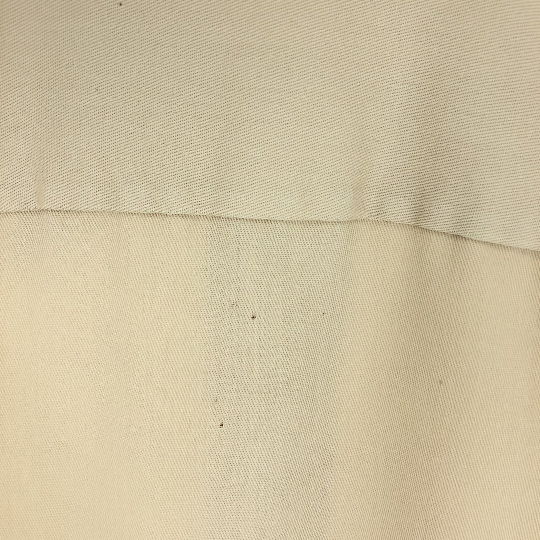 70'S BIG MAC Short Sleeve Work Shirt Men's Medium Vintage polyester Beige type Vintage Second Hand