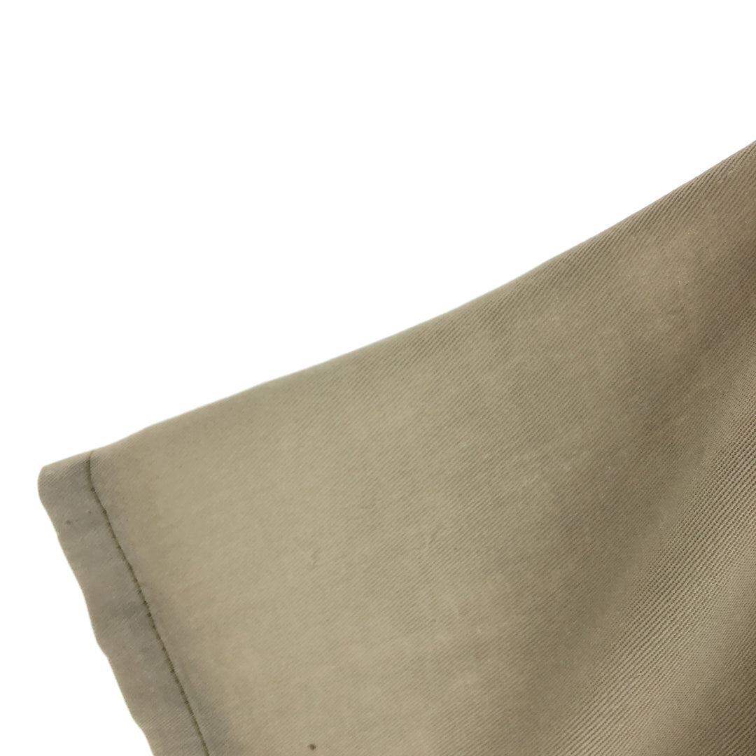 70'S BIG MAC Short Sleeve Work Shirt Men's Medium Vintage polyester Beige type Vintage Second Hand