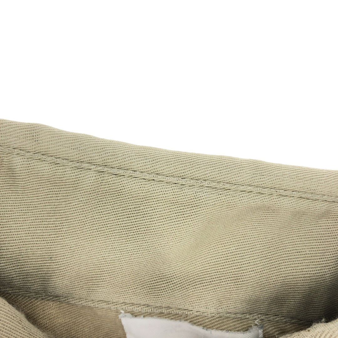 70'S BIG MAC Short Sleeve Work Shirt Men's Medium Vintage polyester Beige type Vintage Second Hand