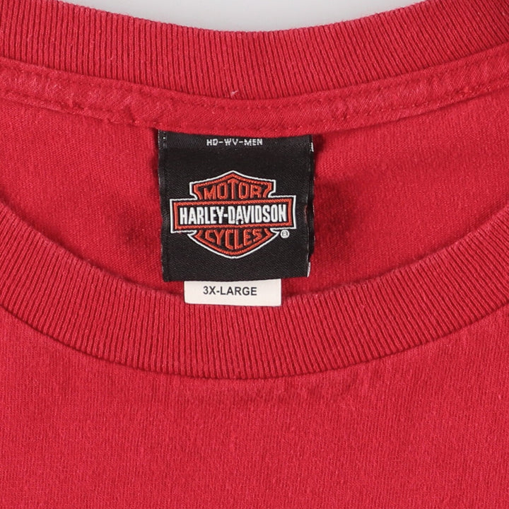 Big Size Harley-Davidson Motorcycle Bike T-Shirt Men's XXXL /eaa444102