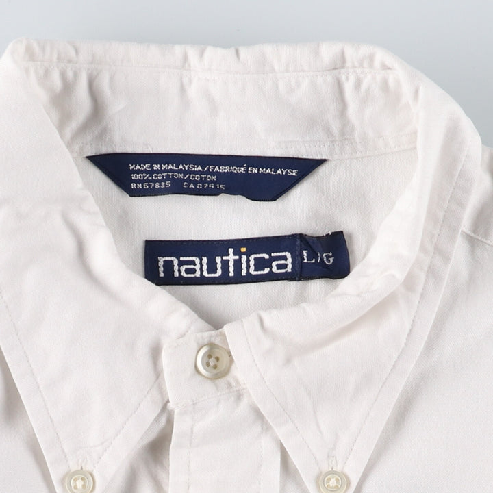 90'S NAUTICA Long Sleeve Button Down Shirt Men's L Vintage /eaa444150