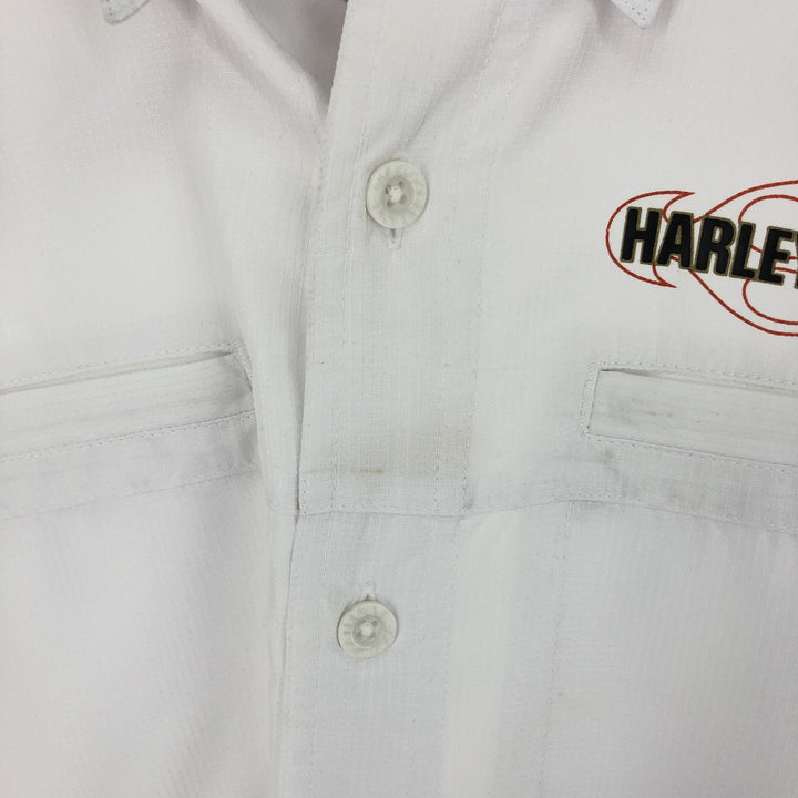 Harley-Davidson Short Sleeve Work Shirt Men's M /eaa444179