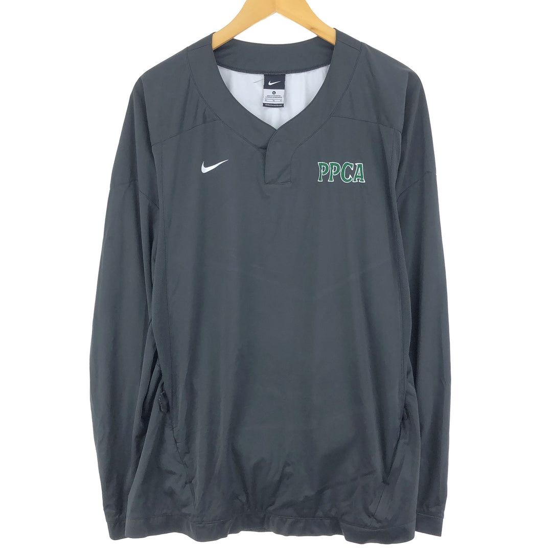 Nike Mesh-switched Henley-neck Warm-up Pullover, Men's XL /eaa444205