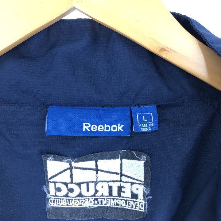 Reebok Half Zip Warm Up Pullover Men's L /eaa444209