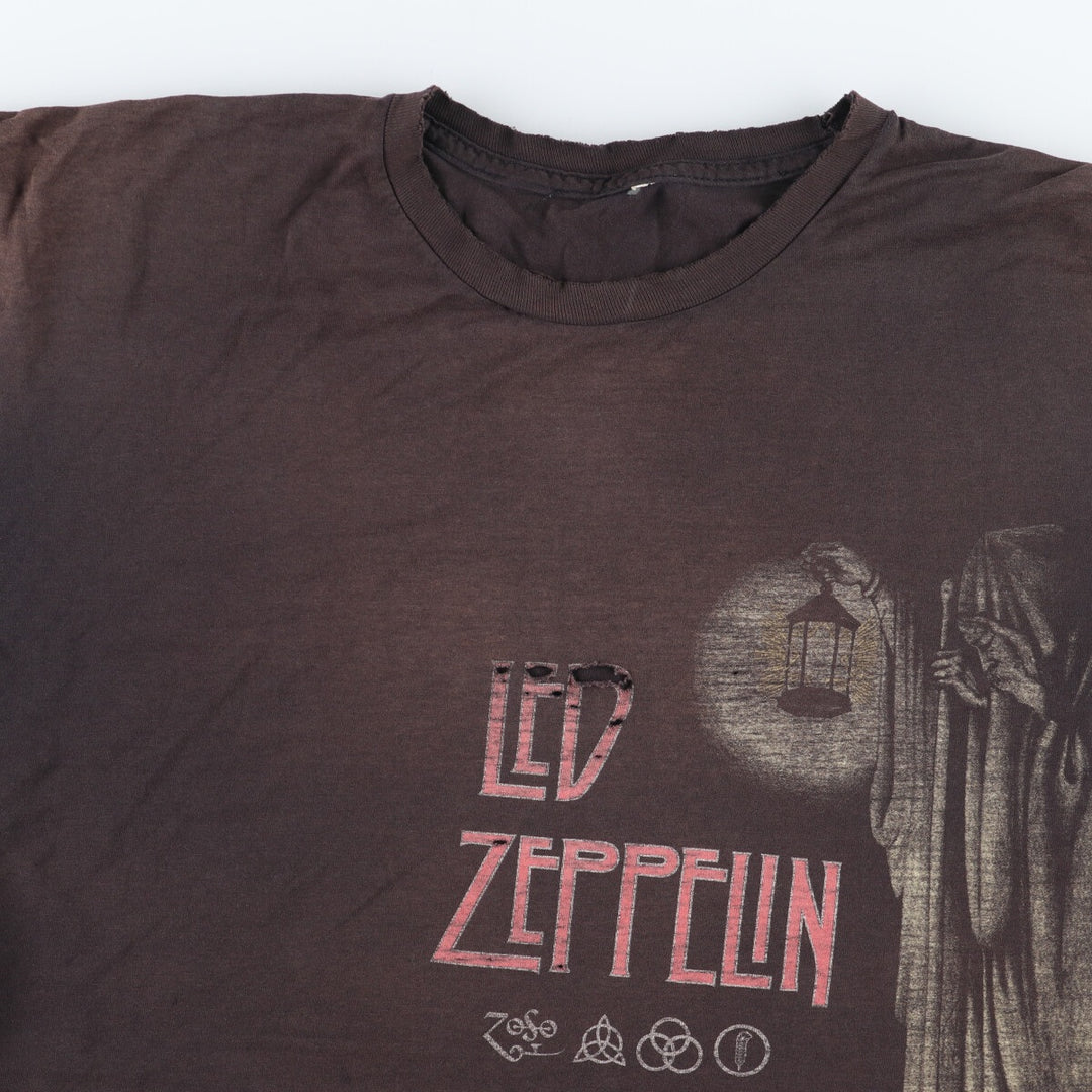 LED ZEPPELIN Led Zeppelin Band T-Shirt Band Tee Men's XL Vintage /eaa444236