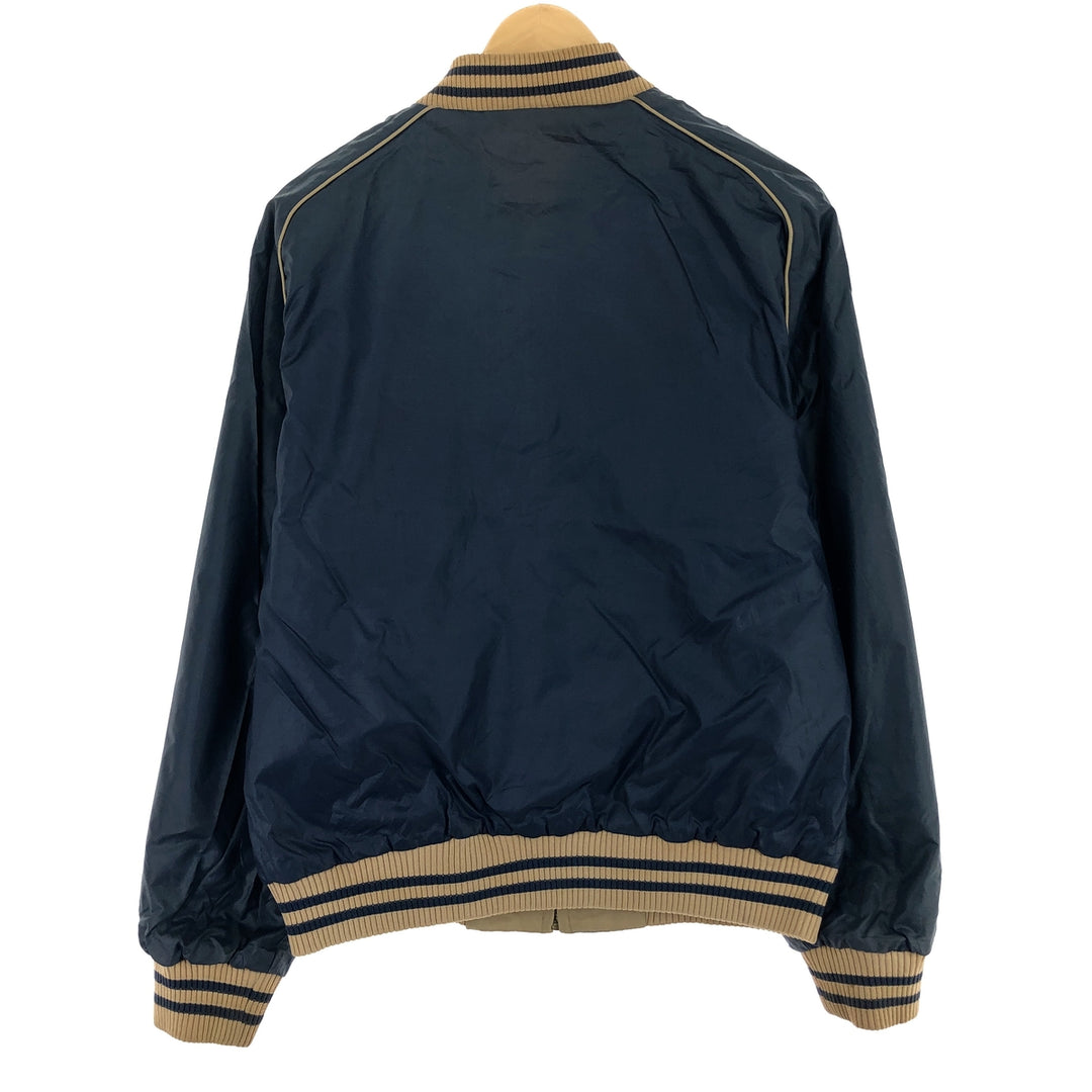 70'S MONTGOMERY WARD reversible cotton x poly blouson men's M vintage /eaa444276