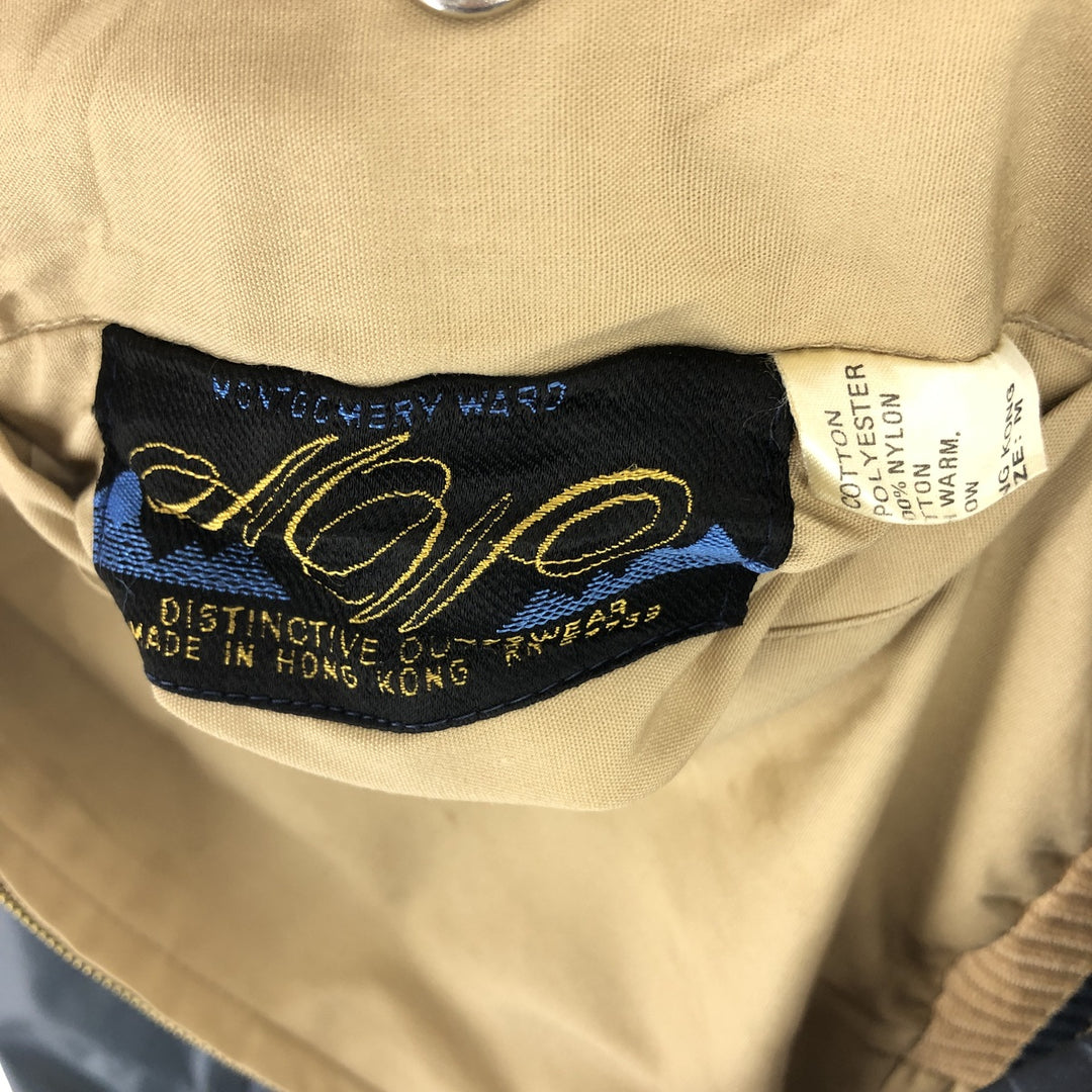 70'S MONTGOMERY WARD reversible cotton x poly blouson men's M vintage /eaa444276