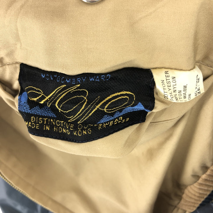 70'S MONTGOMERY WARD reversible cotton x poly blouson men's M vintage /eaa444276