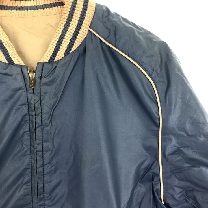 70'S MONTGOMERY WARD reversible cotton x poly blouson men's M vintage /eaa444276