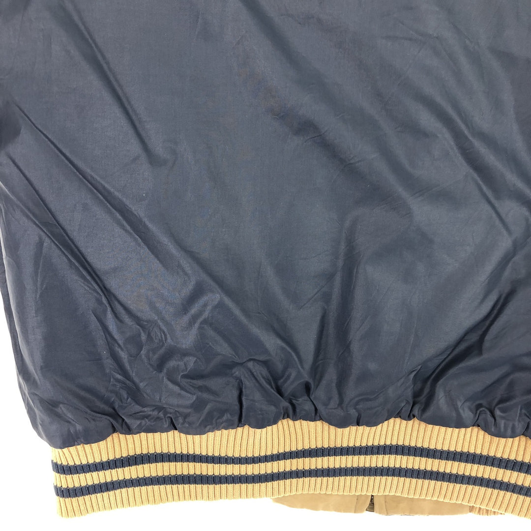 70'S MONTGOMERY WARD reversible cotton x poly blouson men's M vintage /eaa444276