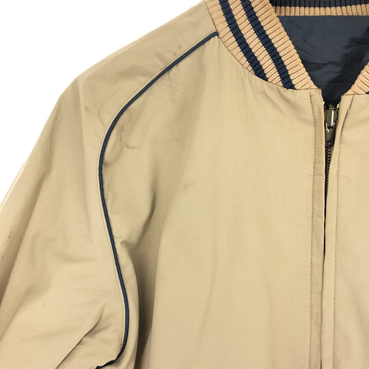 70'S MONTGOMERY WARD reversible cotton x poly blouson men's M vintage /eaa444276