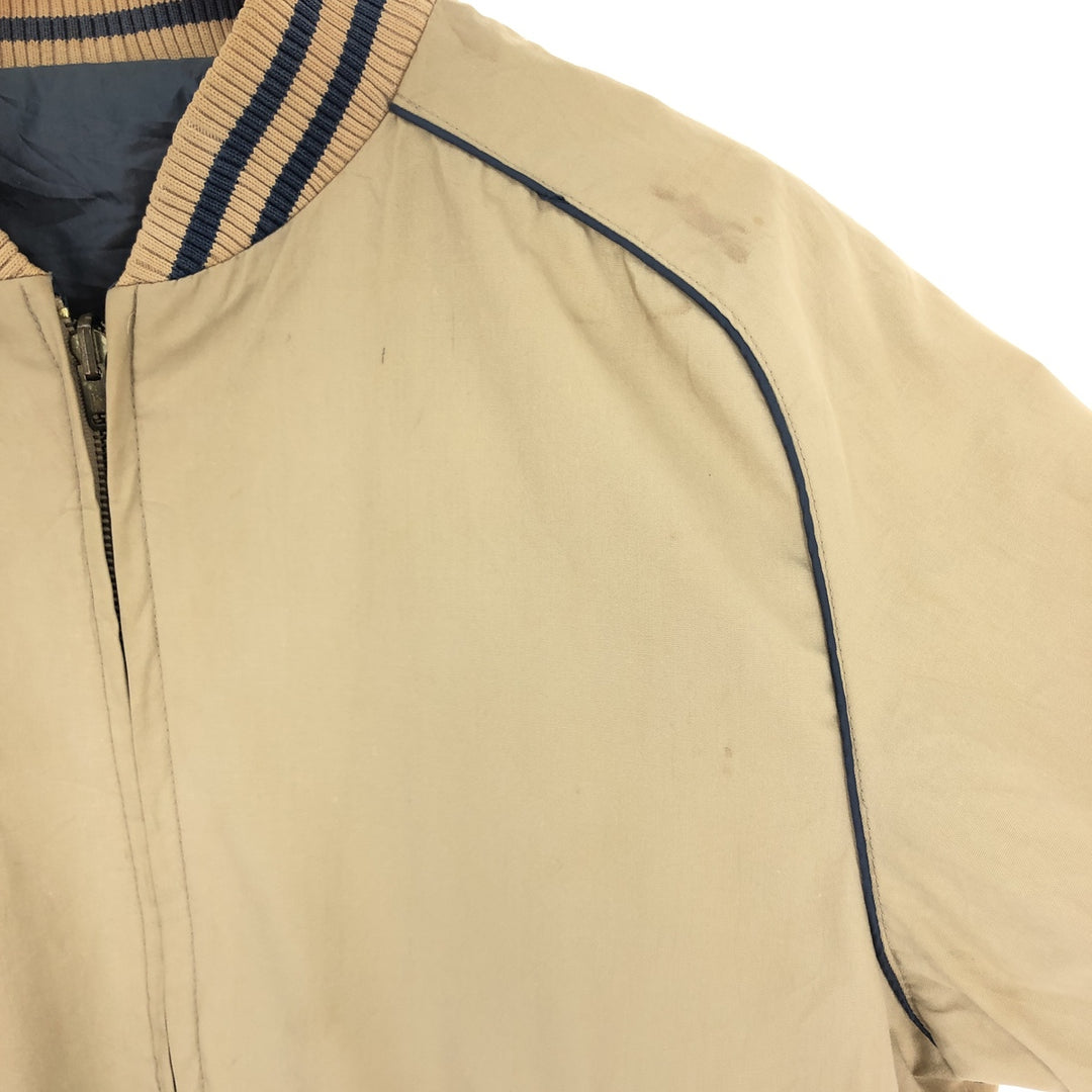 70'S MONTGOMERY WARD reversible cotton x poly blouson men's M vintage /eaa444276