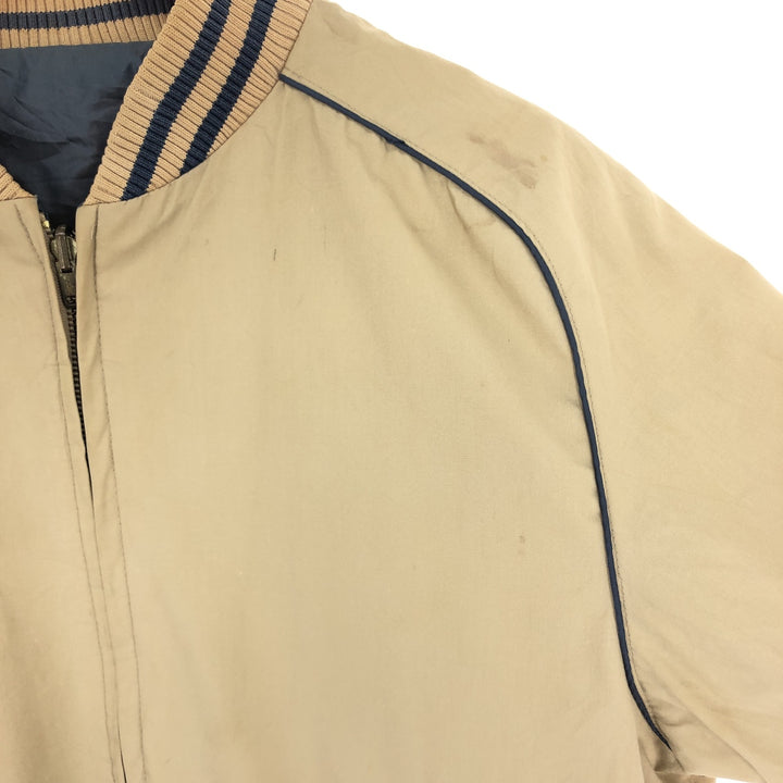 70'S MONTGOMERY WARD reversible cotton x poly blouson men's M vintage /eaa444276