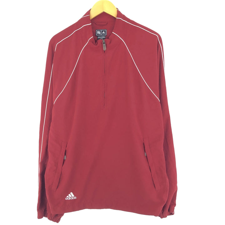 00'S adidas CLIMAPROOF WIND half-zip warm-up pullover men's L /eaa444297