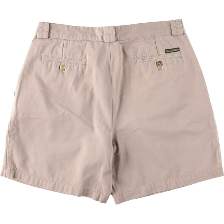 90'S Tommy Hilfiger Two-pleat Chino Shorts Shorts Men's W35 Vintage / eaa444300