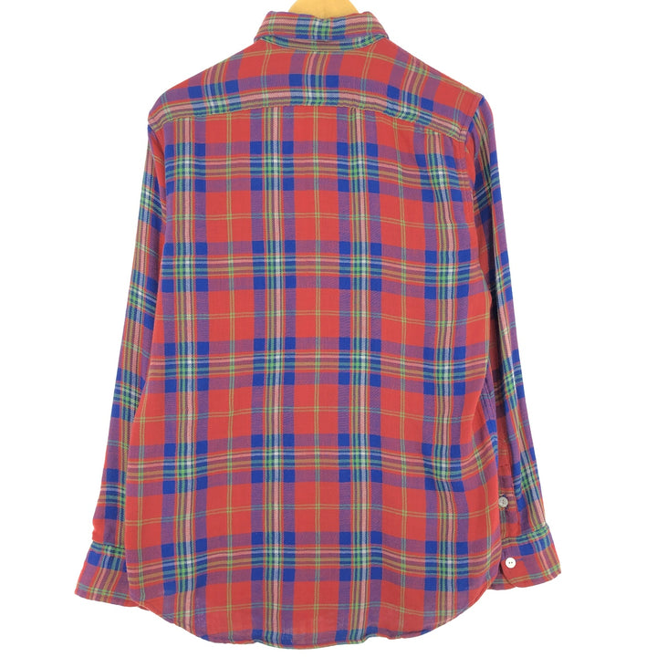 Ralph Lauren POLO RALPH LAUREN RELAXED FIT long sleeve light flannel check shirt men's M /eaa444331