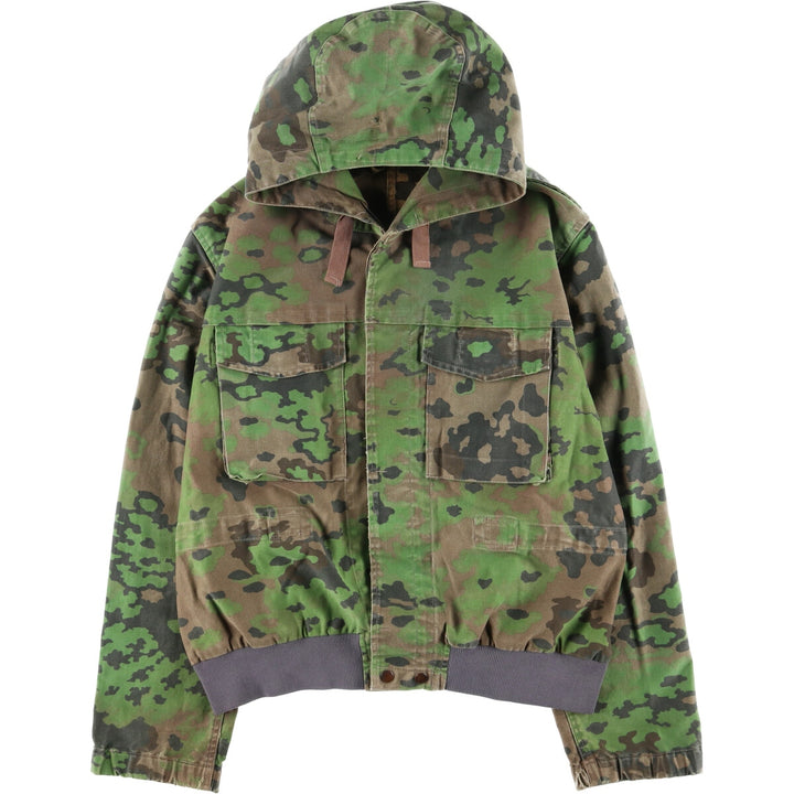 Camouflage Oak Leaf Camo Hooded Military Jacket Men's L /eaa444337