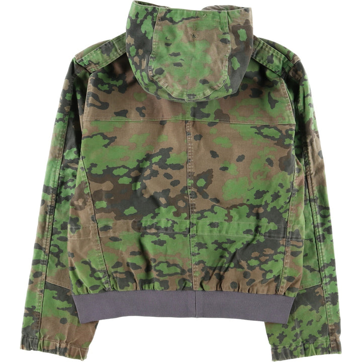 Camouflage Oak Leaf Camo Hooded Military Jacket Men's L /eaa444337