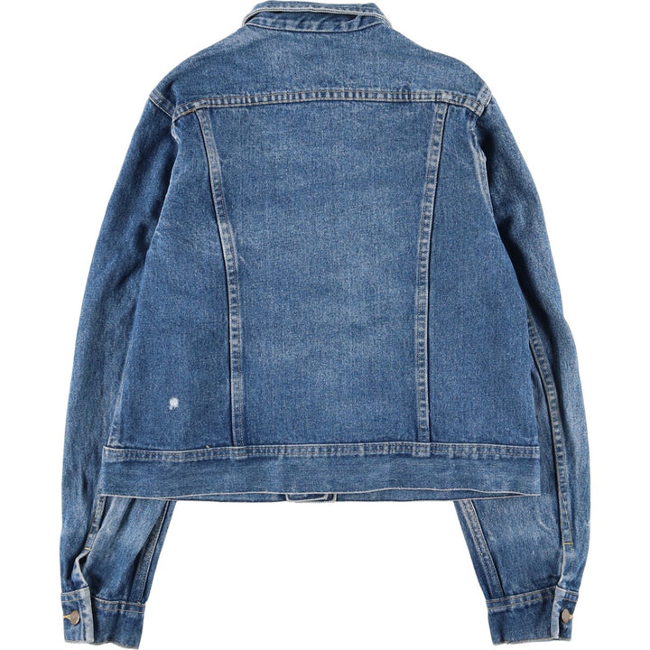80'S Lee MS.LEE denim jacket, denim jacket, made in USA, women's L, vintage cotton blue type Vintage Second Hand