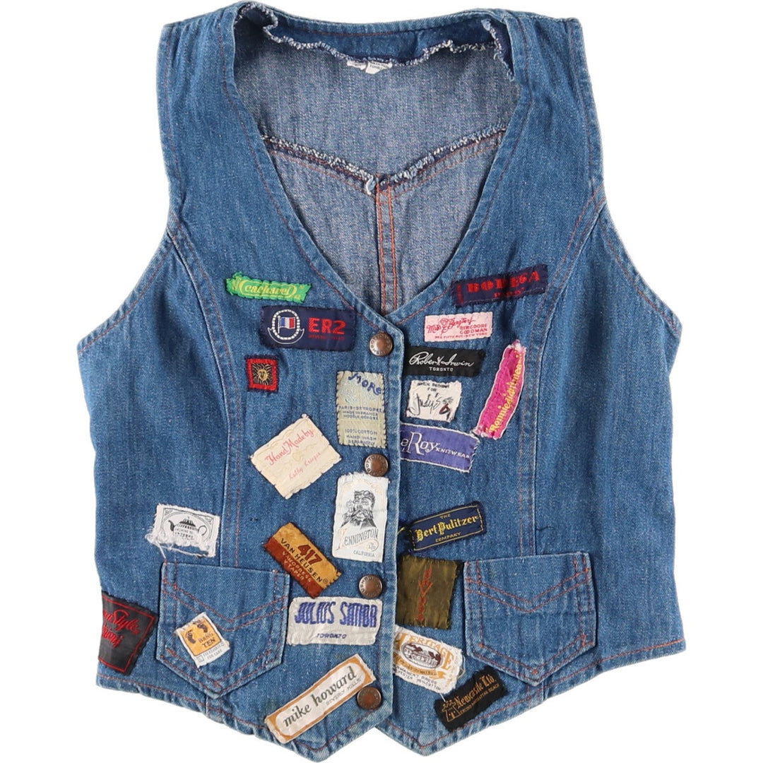 Tag Custom Denim Vest Women's S /eaa444372