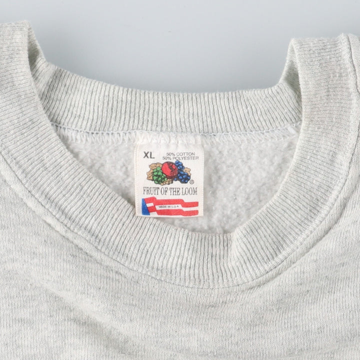 90'S Fruit of the Loom printed sweatshirt, made in the USA, men's size M, vintage /eaa444378