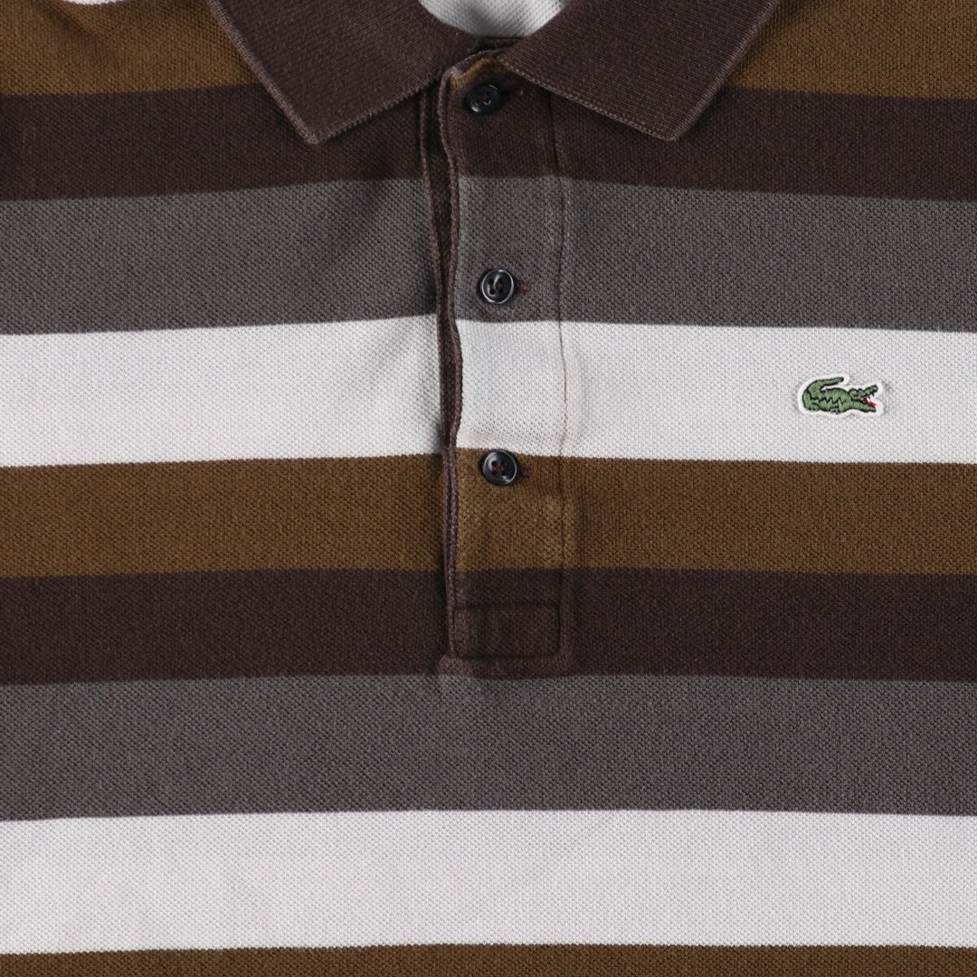 Lacoste LACOSTE Short Sleeve Striped Polo Shirt Men's M /eaa444398