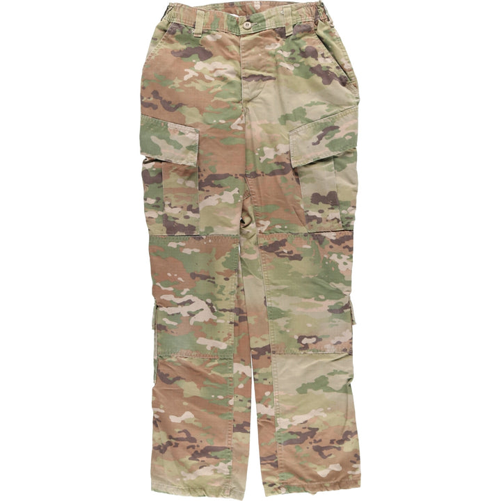 Genuine US military camouflage pattern multicam camo double knee military cargo pants combat pants made in USA 28-LONG men's M /eaa444408