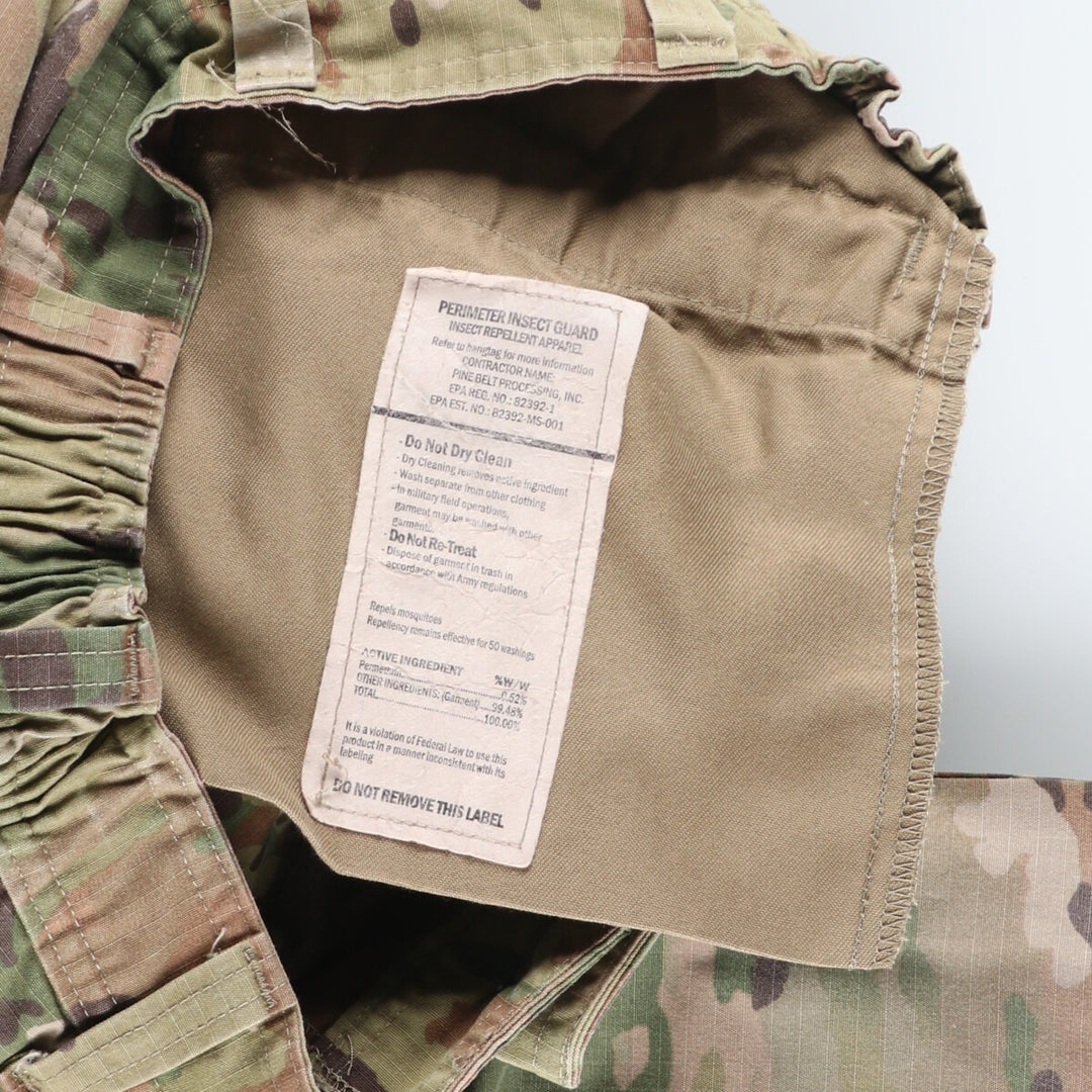 Genuine US military camouflage pattern multicam camo double knee military cargo pants combat pants made in USA 28-LONG men's M /eaa444408